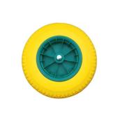 Spare Wheel Yellow Solid For Wheelbarrow