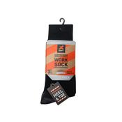 Xpert Core Comfort Work Sock 3 Pack Black/Grey Size Uk 6 - 11