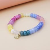 Pastel Brights Rainbow Stone Bracelet image