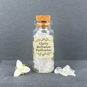 Bottle of Crystals - Clear Quartz image