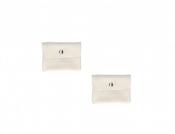 Beky Leather Wallet - Cream