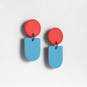 Tengae Red Robins Egg Earrings image