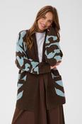 MallieSZ Open Cardigan Dark Earth - M