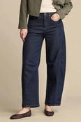Cayla Dark Blue Barrel Jeans L28 - 38 image