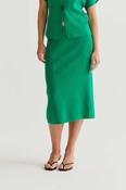 CF Green Knit Midi Skirt - S image