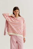 CF Sweatshirt with Pink and Red Stripes - S image