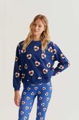 CF Dark Blue Jumper with Ladybirds - S