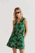 CF Vest with Palm Tree Print - M