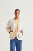 CF White Boxy Jacket - L