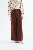 Brown Cotton Jeans - 36
