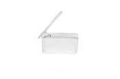 Lilly Small Leather Clutch - White image