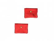 Beky Leather Wallet - Red Metallic image