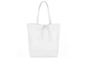 Solange Leather Tote Bag - White image