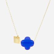 Blue Clover Gold Necklace image