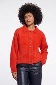 Bubbly Boxy Jacket Luminous Red - M image