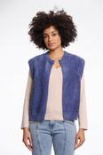Elona Waistcoat Blue Shadow - L