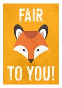 Fair Fox To You Print by Ray Hurley image