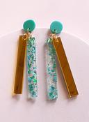 Isabella Rosellini Green Gold Earrings