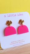 Jayne Mansfield Hot Pink Earrings image