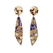 Moondrifter Earrings Sgraffito Lilac Gold image