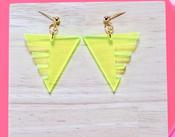 Babs UV Yellow Earrings image