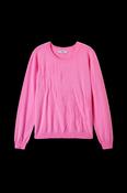 Antonia-L-12-E Pink Plain Flower Jumper - L image