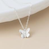 Sterling Silver Butterfly Necklace image