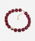 Laios Necklace Dark Red image