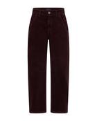 Caitlina 19w Fine Cord Burgundy Trousers L30 - 34 image