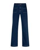 Colette Front Patch Pockets Mid Stone Jeans L31 - 38 image