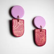 CULU Earrings - Tengae Lilac Merlot image