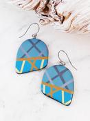 Blue Resin Earrings image