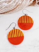 Resin Disc Earrings image