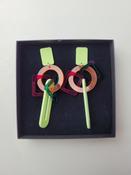 Throwing Shapes Neon Earrings image