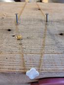 Mother of Pearl Clover Necklace image