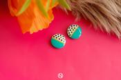 NAOI Earrings - Blithe Stud Earrings Blue/Monochrome image
