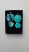 Rothlu Earrings - Ernie Earrings Blue Silk image