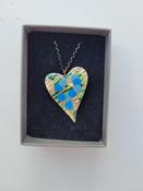Rothlu Necklaces - Crush Necklace Heart Green image