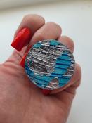 Rothlu Rings - Ró Large Blue Silver