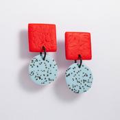 CULU Earrings - Hiro Red Robins Egg image
