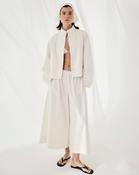 MSCH Josilyn HW Skirt Pants Egret - XS