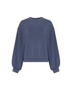 MSCH Brionna Ima Q Sweatshirt Vintage Indigo - S/M image