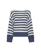 MSCH Cestine Jillena Pullover Vintage Indigo Egret - XS/S