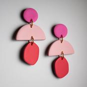 Suki Pink Peach Earrings image