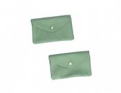 Yasmin Leather Wallet - Green Mint image
