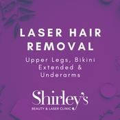 Upper Legs, Bikini Extended &amp; Underarms — Shirley's