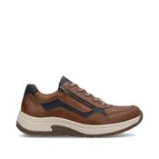 Rieker 11001-22 Brown Mens Smart Casual Zip-Up Lace-Up Shoes