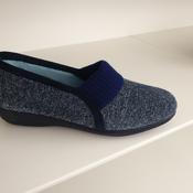 Roal R20290 Navy Ladies Wedge Slippers