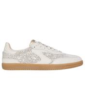 Skechers 185354 — HOTSHOT - MESHING WELL Netted Mesh &amp; Glitter Underlay Lace-Up W/Air-Cooled Mf NAT Beige image