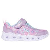 Skechers Heart Lights - Boogie Love Lavender 303257L Girls Light-Up Trainers